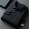 Suéter Camada Base Masculino 100% Lã Estilo Novo Outono e Inverno Gola Lapela Casual Cor Sólida Espessado Manter o Calor Suéter de Lã