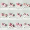[História Rosa] Cones de Queijo Pintados Estrelas Contas Corrente de Celular Contas Soltas Acessórios DIY Materiais Contas