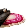 Tapete de Cashmere para Sala de Estar em Forma de Onda Gradiente Cobertor de Cama para Quarto de Casa Luxo Leve Resistente à Sujeira Fácil de Cuidar Tapete de Chão
