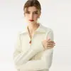 Nuevo cárdigan de punto de cachemira para otoño e invierno, moderno, suave, cómodo, solapa simple, cremallera, estilo simple para mujer