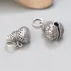 Colgante de plata de ley 99 pies colgante de calabaza de plata vintage Hueco Pequeño DIY material de cuentas hecho a mano accesorios de joyería