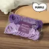 Elástico de Borracha para Mulheres Prenderem o Cabelo, Elástico Pequeno Infantil, Elástico Descartável Preto de Alta Elasticidade e Durabilidade, Corda de Cabelo, Elástico de Cabelo
