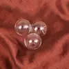 Atacado do Fabricante Acessórios para Joias DIY Bola de Vidro Transparente Furada Única Artesanal Materiais para Brincos Pingente de Colar