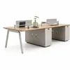 Escritorio de Oficina Moderno y Sencillo Set de Escritorio y Silla para Empleado Estación de Trabajo Sencilla para Empleado Escritorio para Estudio en Casa Escritorio de Computadora