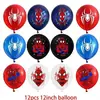 Globos de Látex de 12 Pulgadas Transfronterizos: Spider-Man, Pokemon, Patrulla Canina, Mario, Marvel, Varios Globos de Dibujos Animados
