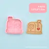 Molde para Galletas DIY Serie Día de San Valentín Diseño Realista 3D de Presión Material Seguro Artículo Esencial para el Hogar