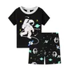 Especializado para el comercio exterior transfronterizo: ropa infantil, ropa de casa, pijamas de algodón de manga corta para niños de verano, conjuntos de pijama para niños, pijamas y pantalones de dormir para niños
