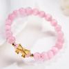 Pulseira Joia Pedra Olho de Gato Cristal Borboleta Pulseira Feminina Imitação Pedra da Lua Cinza Versátil Estilosa Tendência Estudante Presente Estrelada