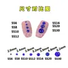 Strass Imitação Austríaco em Azul Profundo, Strass para Roupa de Fundo Plano, Strass para Nail Art, Adesivos de Unha DIY, Acessórios de Vidro