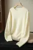 Zhengqite Roupa/Lã Fleece Feminino Gola Redonda Fleece Suéter Sem Costura Básico Pulôver Malha Outono Inverno