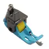 Máquina de Coser Plana Modelo Nuevo Pie Prensatelas Rodillo de Plástico de Teflón para Borde Derecho SP-18 con Tope de Borde Cuchilla Pie Prensatelas Transfronterizo