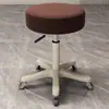 Salão de Beleza Barbeiro Banqueta Cabelereiro Manicure Maquiador Banqueta de Trabalho Grande Roda Cadeira para Casa Giratória de Maquiagem