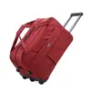 Bolsa de viaje con ruedas de tela Oxford, unisex, de gran capacidad, plegable, para viajes de corta distancia, para negocios