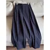 2026 Algodão Novo Estilo Nacional Calça de Perna Larga que Muda de Cor com Punhos Levemente Afunilados, Calça de Vovó, Calça Cropped Atacado H02Hk61198