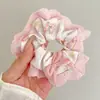 Scrunchie Amarelo para Mulheres, Elástico de Cabelo de Alta Qualidade, Acessório de Cabelo Novo Estilo, Corda de Cabelo de Pelúcia Estilo Coreano