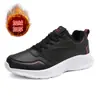 Zapatos de Algodón Cálidos con Forro de Polar para Mujer 2025 Invierno Nuevos Zapatos Deportivos de Piel para Mujer Antideslizantes Impermeables Zapatos para Correr de Estudiante