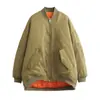 Stock Listo de Fábrica Comercio Exterior Ropa de Mujer al por Mayor 2025 Nuevo Holgado Estilo Americano Mono Chaqueta Chaqueta de Béisbol Abrigo Top