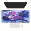 Mouse Pad de Jogo de E-Sports Bidimensional de Personagem de Anime Grande de Alta Qualidade Espessado e Resistente a Manchas Teclado de Computador Pad de Mesa