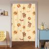 Cortina de Puerta de Dibujos Animados Cortina Divisoria para Dormitorio, Cortina para Puerta de Entrada del Hogar, Cortina de Privacidad para Cocina y Baño, Anti-Miradas indiscretas y Ventilación
