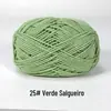 Yi Mian Fio de Algodão Leite de 4 Cabos Lã Média-grossa Novelo Crochê Sapatos Boneca Suéter Tricotado à Mão diy Pacote de Material