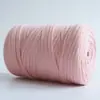 Hilo Plano de Algodón Peinado Han Meiya Tejido a Mano Hilo en Tira Hilo Hueco Cinta 250g Venta al por Mayor de Fábrica