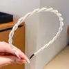 Tiara de Pérolas para Mulheres, Estilo Celebridade da Internet, Tiara com Franja de Pérolas, Versátil para Sair, Pente de Cabelo Estilo Princesa Alta, Elástico de Cabelo Atacado
