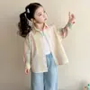 Camisas para Niñas Primavera y Otoño 2026 Estilo Nuevo Chaqueta Camisa Protectora Solar Infantil Ropa con Protección Solar de Manga Larga Top Elegante para Bebés Niñas