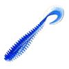Cruz-border Luya isca parafuso isca macia 7.5cm3.3g cauda encaracolada voando pupa TPE isca falsa poleiro poleiro bico isca preta atacado