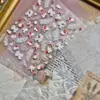 Tomoni&Adesivos de Unha com Relevo Popular Estilo Ballet Adesivos de Unha Materiais de Decoração com Laço de Renda