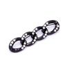 Pin Metálico para Ajustar la Cintura de Pantalones, Hebilla Anti-Exposición para Faldas, Broche Decorativo para Cuello de Ropa