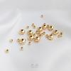 Miçangas hexagrama que preservam a cor, miçangas planas de estrela em ouro 14K, miçangas soltas, pulseira DIY feita à mão, joias com miçangas, material de miçangas