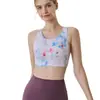 Ropa de Yoga para Mujer, Sujetador Deportivo de Alta Intensidad con Almohadillas en el Pecho, Hermoso Diseño en la Espalda, Chaleco Deportivo Push-Up Estampado, Ropa de Fitness Pilates para Exteriores