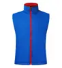 Chaleco Publicitario Vestible de Doble Cara, Ropa de Trabajo Corporativa Personalizada a Prueba de Viento y Cálida, Chaleco para Voluntarios con Texto Impreso
