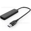 Hub USB 3.0 Um para Quatro Hub USB 2.0 3.0Hub Ultra-Fino Divisor USB 2.0 Metal Nu