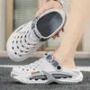 Zuecos de EVA con Suela Gruesa para Hombre, Modelo Nuevo Verano 2026, Calzado para Exteriores, Resistente al Desgaste, Antideslizante, Doble Uso para Conducir, Sandalias de Punta Cerrada