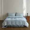 Nueva Colección Primavera/Verano 2026: Juego de Cama de Cuatro Piezas Jacquard Teñido en Hilo Grado A 100% Algodón Transpirable y Suave con la Piel Gasa de Doble Capa Algodón Lavado