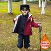 Chaqueta de Esquí Acolchada para Niños Otoño Invierno Ropa Exterior Engrosada 2026 Nueva Elegante Ropa de Calle de Invierno para Bebé Parka con Capucha