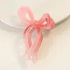 Pinza para el Cabello con Lazo Grande Estilo Ins Personalizada para Mujer Pinza de Tiburón para la Parte Posterior de la Cabeza Pasador Clip de Color Degradado Accesorios para el Cabello de Mujer