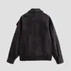 Comércio exterior transfronteiriço estilo europeu e americano feminino ZA AliExpress item mais vendido design de moda jaqueta de motociclista