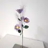 Flores Artificiales, Adornos de Flor de Rosa con Borde Rizado, Flores Falsas para Arreglos Florales, Flores para Sala de Estar, Flores Artificiales Especiales para Bodas, Flores de Boda