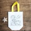 Bolsa de Grafitis No Tejida Bolsa de Clasificación de Basura DIY Material para Bolso de Mano de Producción Pintado a Mano para Niños