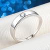 Anillo de Diamante Imitación Mosane Explosiones Transfronterizas Anillo de Mujer a Mozambique Joyería Anillo de Zirconia Anillo de Diamante Anillo de Boda Anillo de Pareja