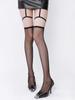 Tirantes negros sexys y2k chicas hot medias sexys medias finas transparentes para mujer lolita seda blanca pura