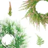 Decoración Moderna de Fiesta Navideña de Material Plástico Transfronterizo - Uso en Interiores/Exteriores Guirnalda para Puerta Principal Guirnalda de Agujas de Pino
