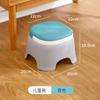 Taburete de plástico grueso con asa para el hogar, para adultos, para sala de estar, comedor, silla, banco antideslizante, mesa de centro de baño, banco pequeño