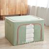 Caja de Almacenamiento Plegable Grande con Estructura de Acero y Tela Oxford al por Mayor Caja de Almacenamiento Transparente Caja de Almacenamiento para Juguetes Caja de Almacenamiento para Ropa