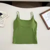 Camisola de tirantes finos de Lyocell para chica popular con copas, lencería para mujer, prenda exterior, sujetador sin espalda, lencería, top de capa base
