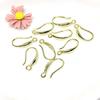 Materiales para Pendientes DIY Ganchos para Pendientes Chapados en Latón Color Oro Real de 14K Conservan el Color Accesorios Ganchos para Pendientes Semi-Terminados Ganchos para Pendientes Electrochapados en Oro Real