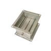 Válvula de Control de Volumen de Aire de Aleación de Aluminio Válvula de Aire Ventilador Galvanizado Multilámina Brida Placa Común Manual Difusor de Tubo Cuadrado