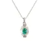 Estilo Socialité Colgante Collar Reino Secreto de White Water Bay Anillo Iris Paraíba Incrustado Conjunto de Piedras Preciosas de Colores para Mujer